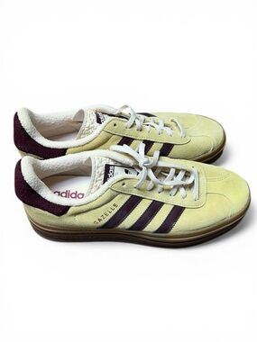 adidas gazelle silver green womens Gola Women's Elan Retro Suede Sneakers - Cerise/ Magenta Pink main image 0